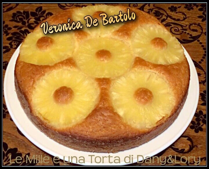 torta vegan all’ananas