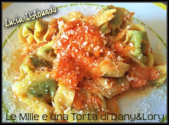 tortelli con crema di zucca