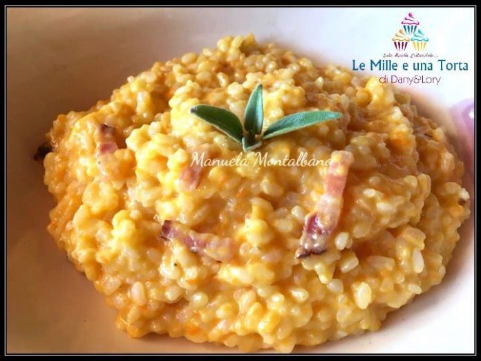 RISOTTO ALLA ZUCCA E PANCETTA AFFUMICATA, CON IL BIMBY Le mille ricette