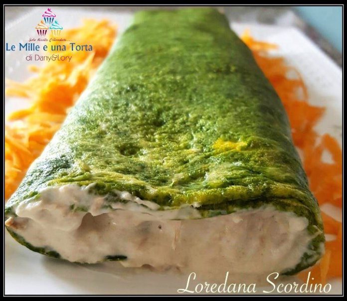 Rotolo Di Frittata Al Tonno E Philadelphia