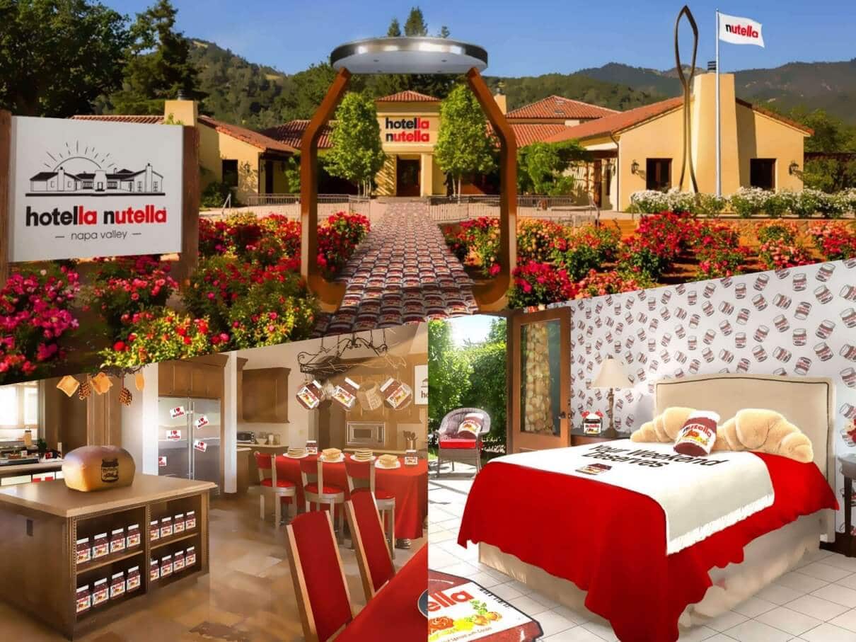 Apre il NUTELLA HOTEL per un weekend goloso in California