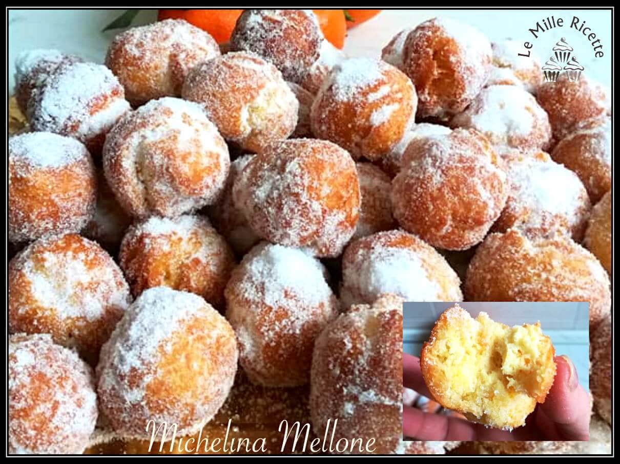 CASTAGNOLE FRITTE alla RICOTTA e ARANCIA