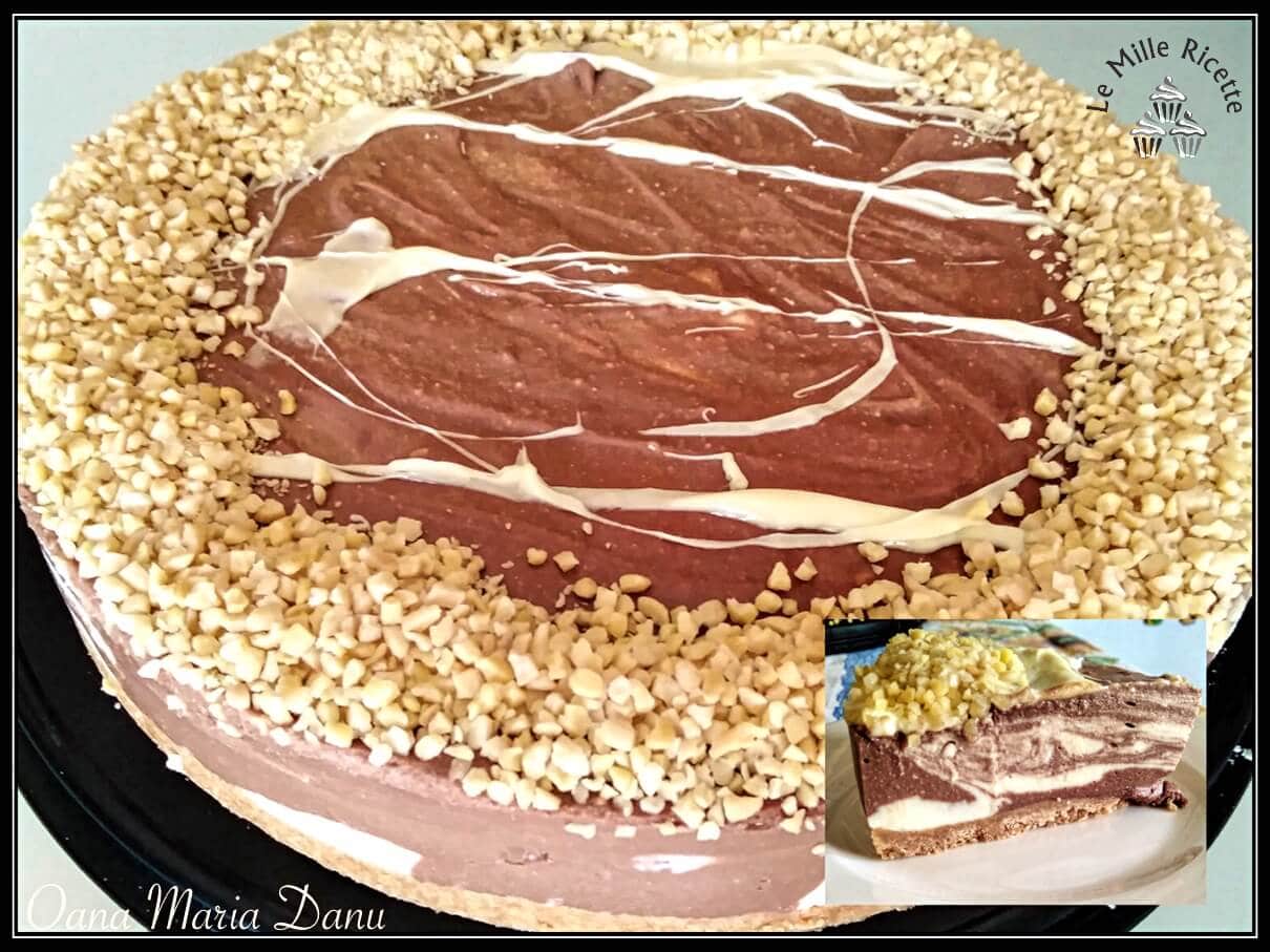 Cheesecake marmorizzata,Cheesecake marmorizzata nutella,cheesecake marmorizzata alla nutella,ricetta cheesecake nutella marmorizzata