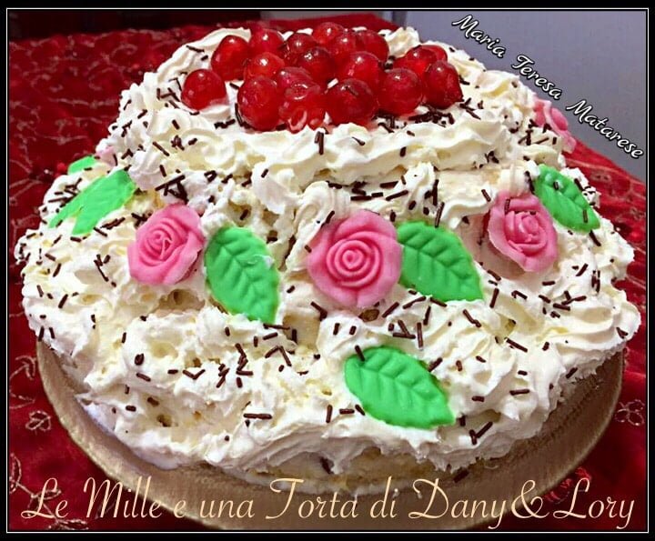 Pan Di Spagna Con Crema Al Mascarpone E Panna