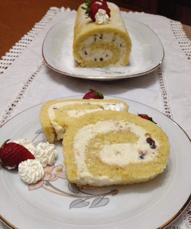 Crema Mascarpone E Gocce Di Cioccolato