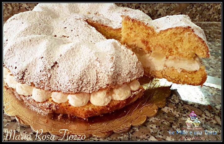 TORTA ALLE MELE E CREMA DI LATTE