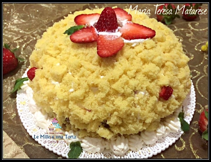 Torta Mimosa Con Crema Veloce Mascarpone E Panna 2