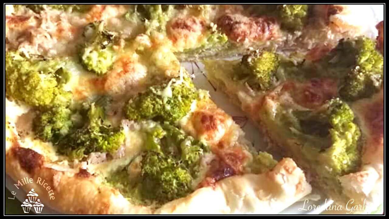 Torta salata con broccoli,Torta salata con broccoli e tonno