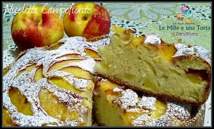 TORTA SOFFICE ALLO YOGURT E PESCHE, senza burro e senza olio - Le mille ...