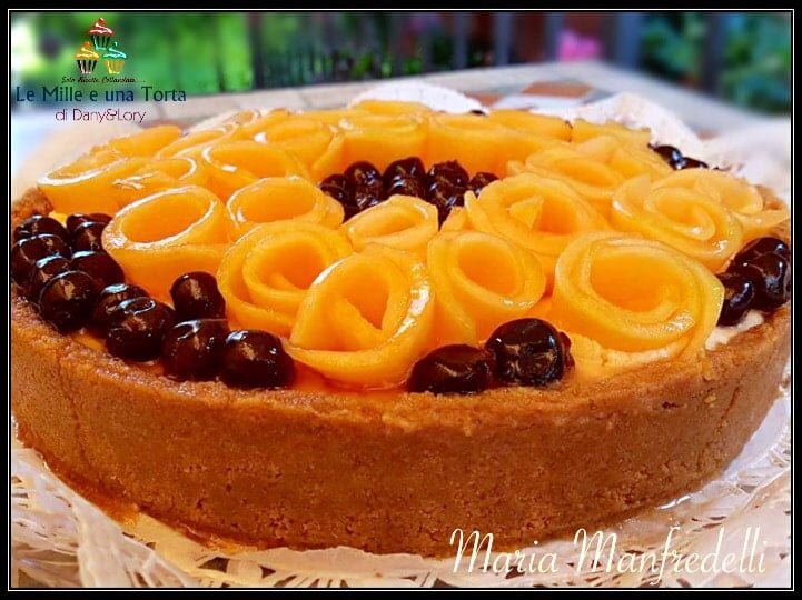 TORTA FREDDA ALLA PANNA COTTA E MELONE, CON IL BIMBY