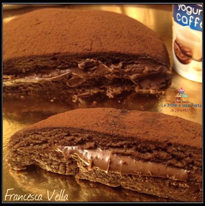 TORTA GRISBI AL CAFFÈ E NUTELLA, SENZA COTTURA