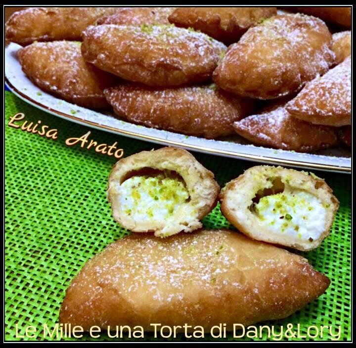 RAVIOLI DI CARNEVALE CON RICOTTA E PISTACCHIO
