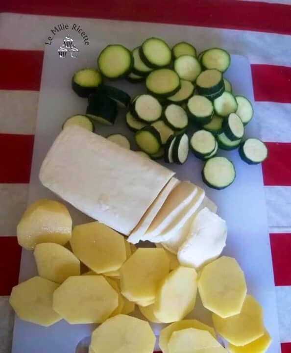 Zucchine e patate preparazione
