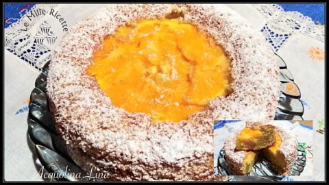 Torta Paradiso All’arancia Con Un Fantastico Trucco Per L’effetto Rovesciato