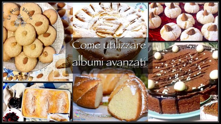 COSA FARE con gli ALBUMI 10 RICETTE con ALBUMI DUOVO AVANZATI