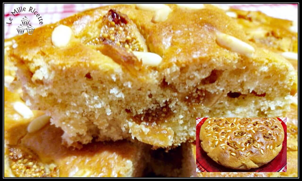 Torta Di Fichi Secchi E Pinoli Con Farina Integrale E Senza Burro
