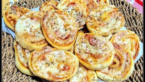 pizzette girella di sfoglia pronta, che l’aperitivo abbia inizio!