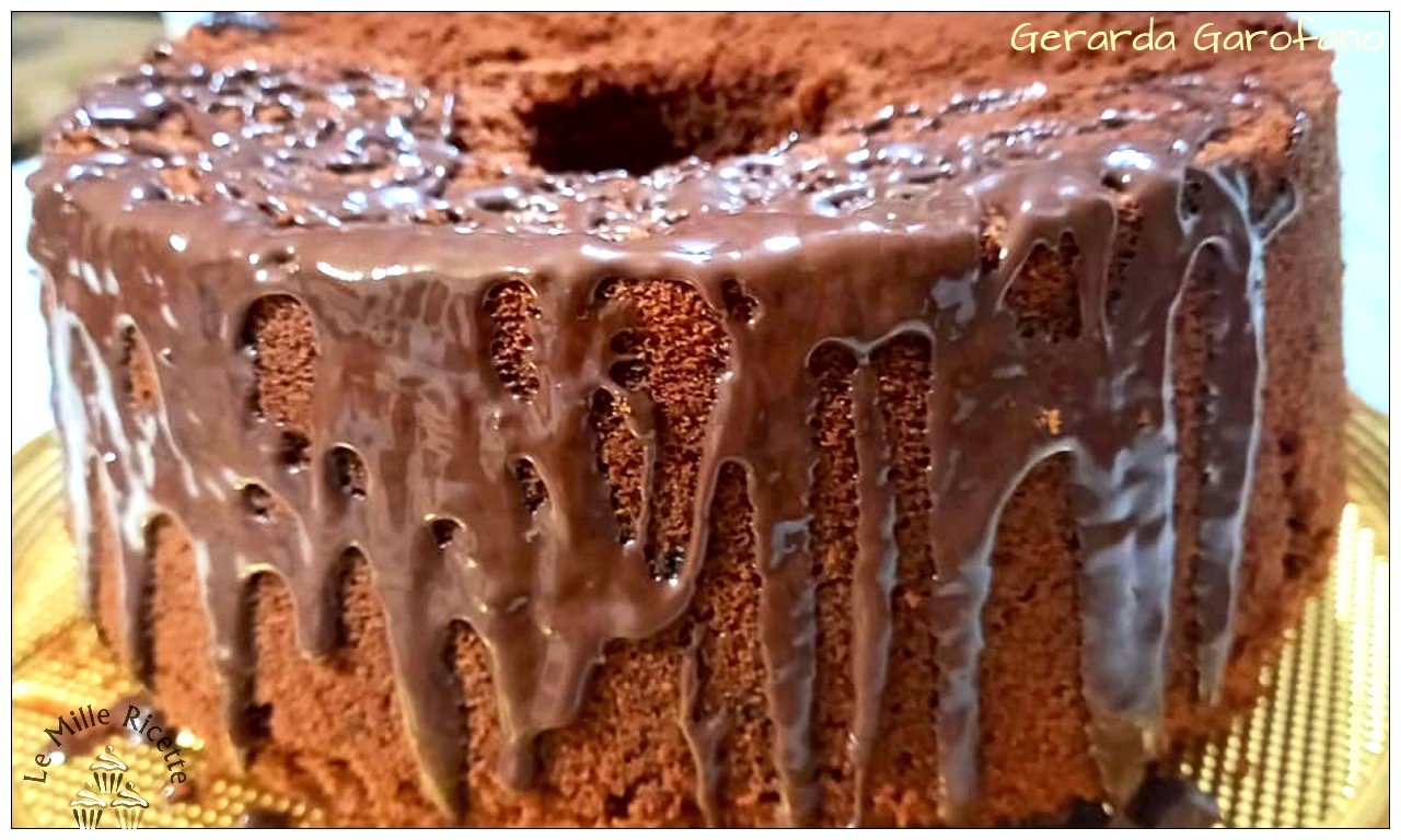 chiffon cake al cacao senza glutine