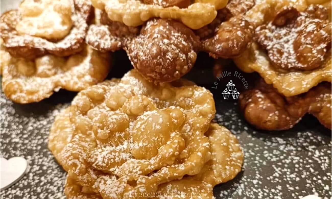 chiacchiere o frappè bicolore