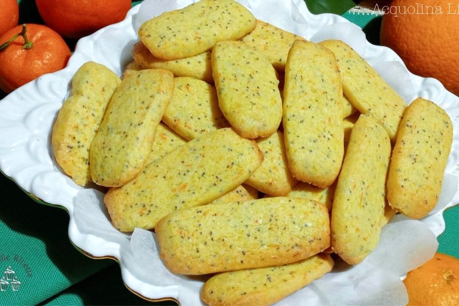 biscotti agli agrumi e semi di papavero