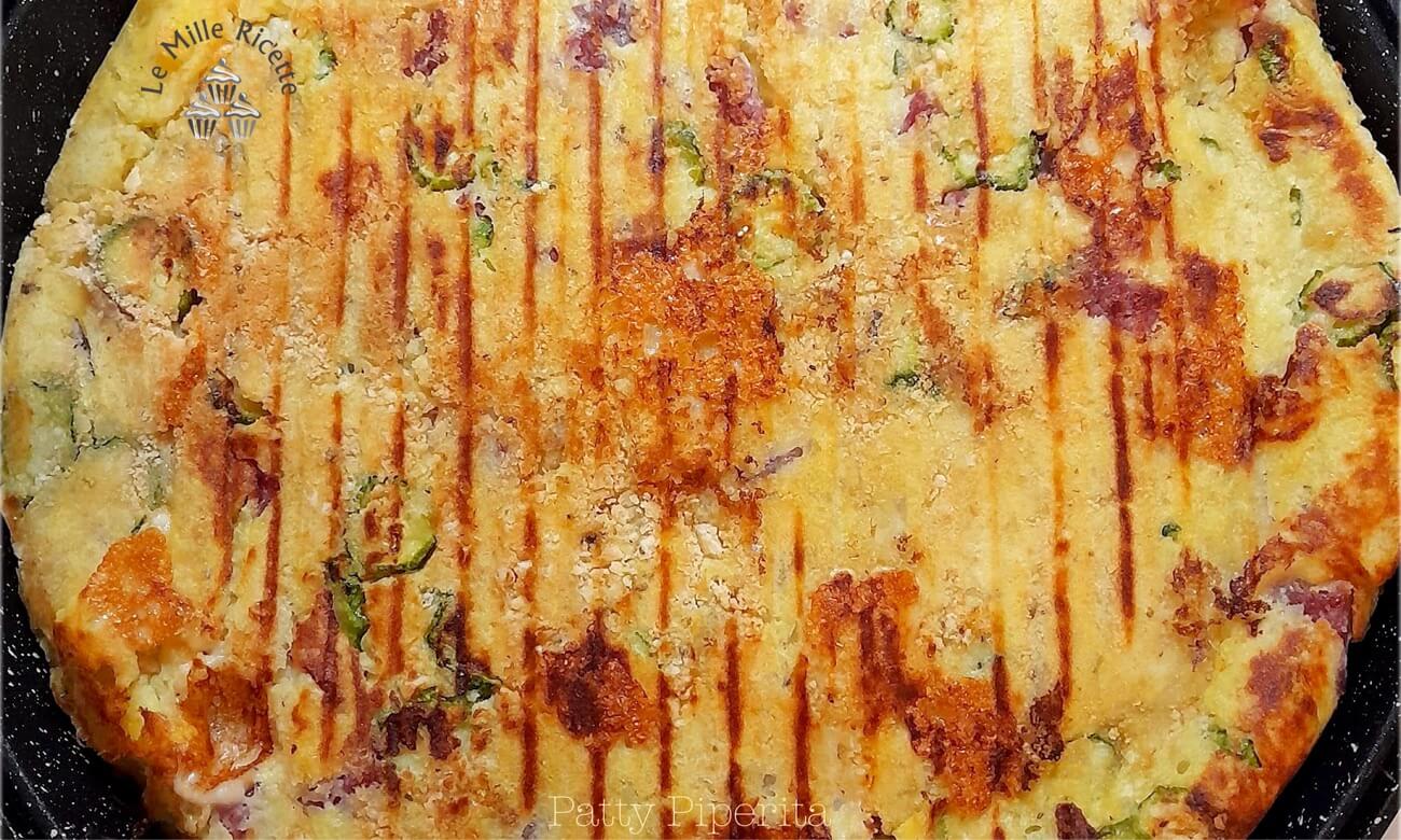 gateau di patate in padella