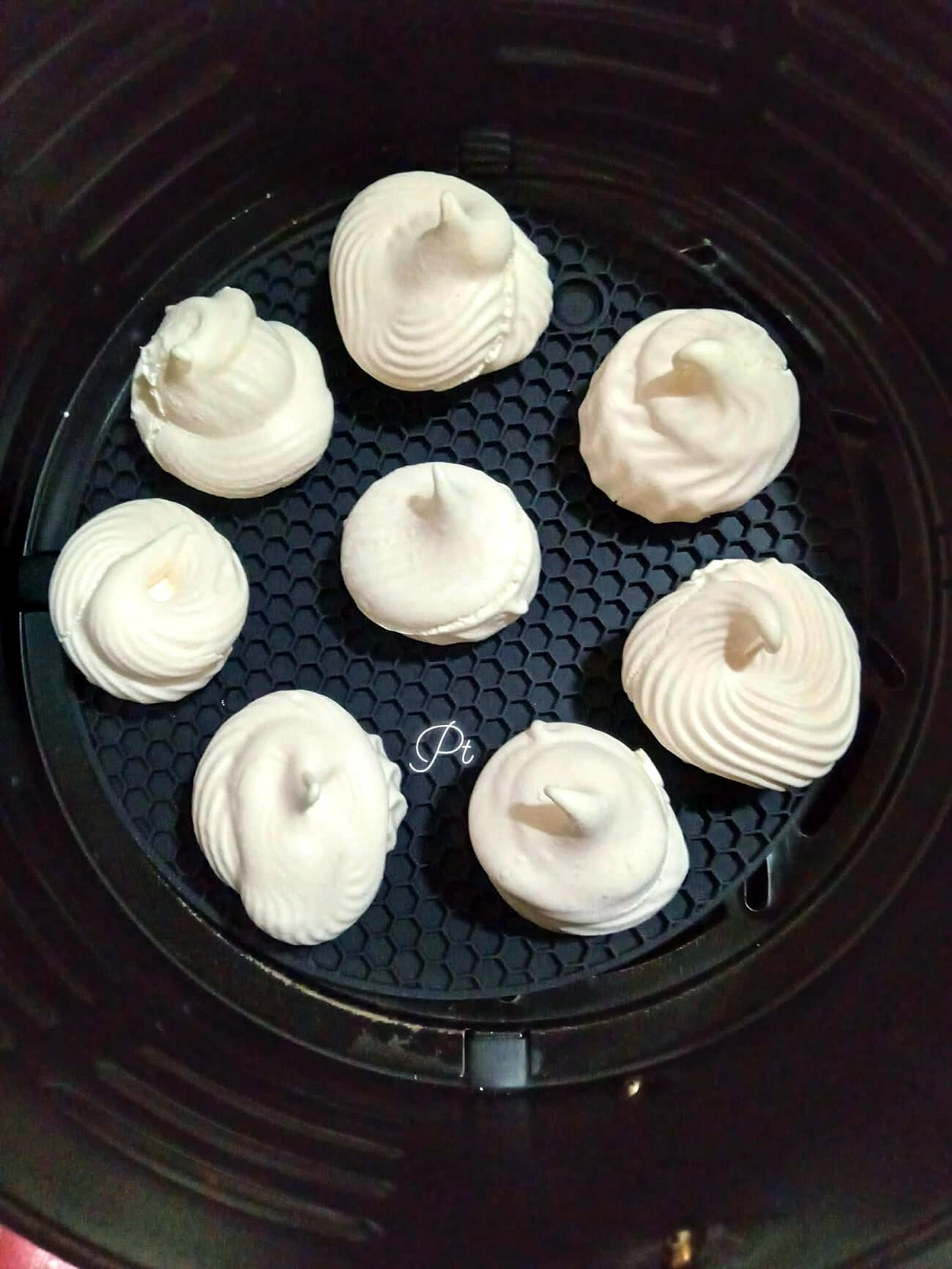 Meringhe in friggitrice ad aria