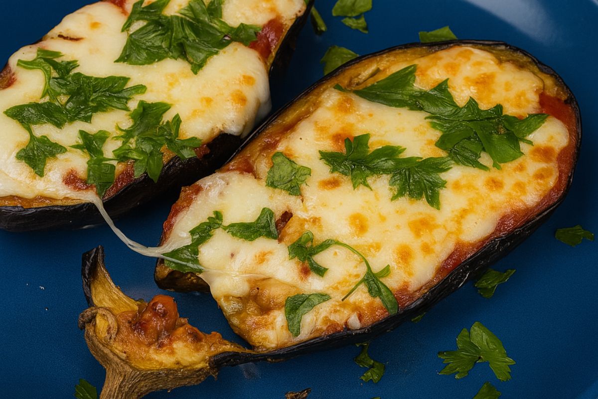 Melanzane alla pizzaiola in friggitrice ad aria