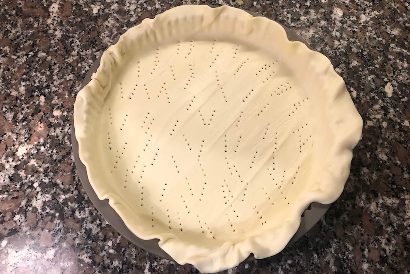 Torta salata con patate e zucchine