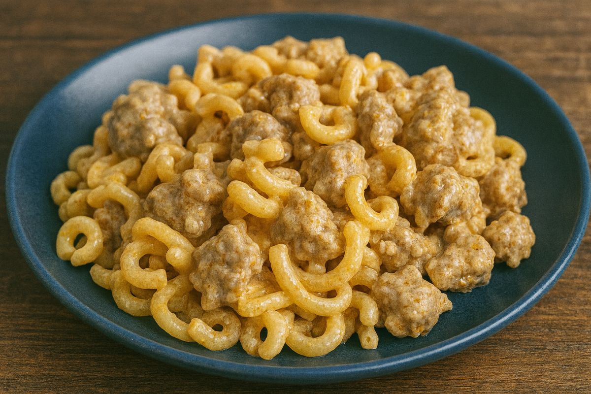 Gramigna panna e salsiccia