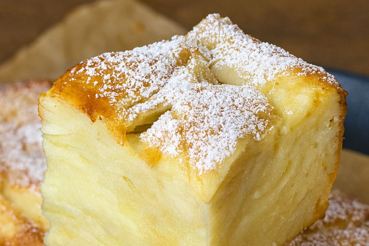 Torta invisibile di mele in friggitrice ad aria ricetta