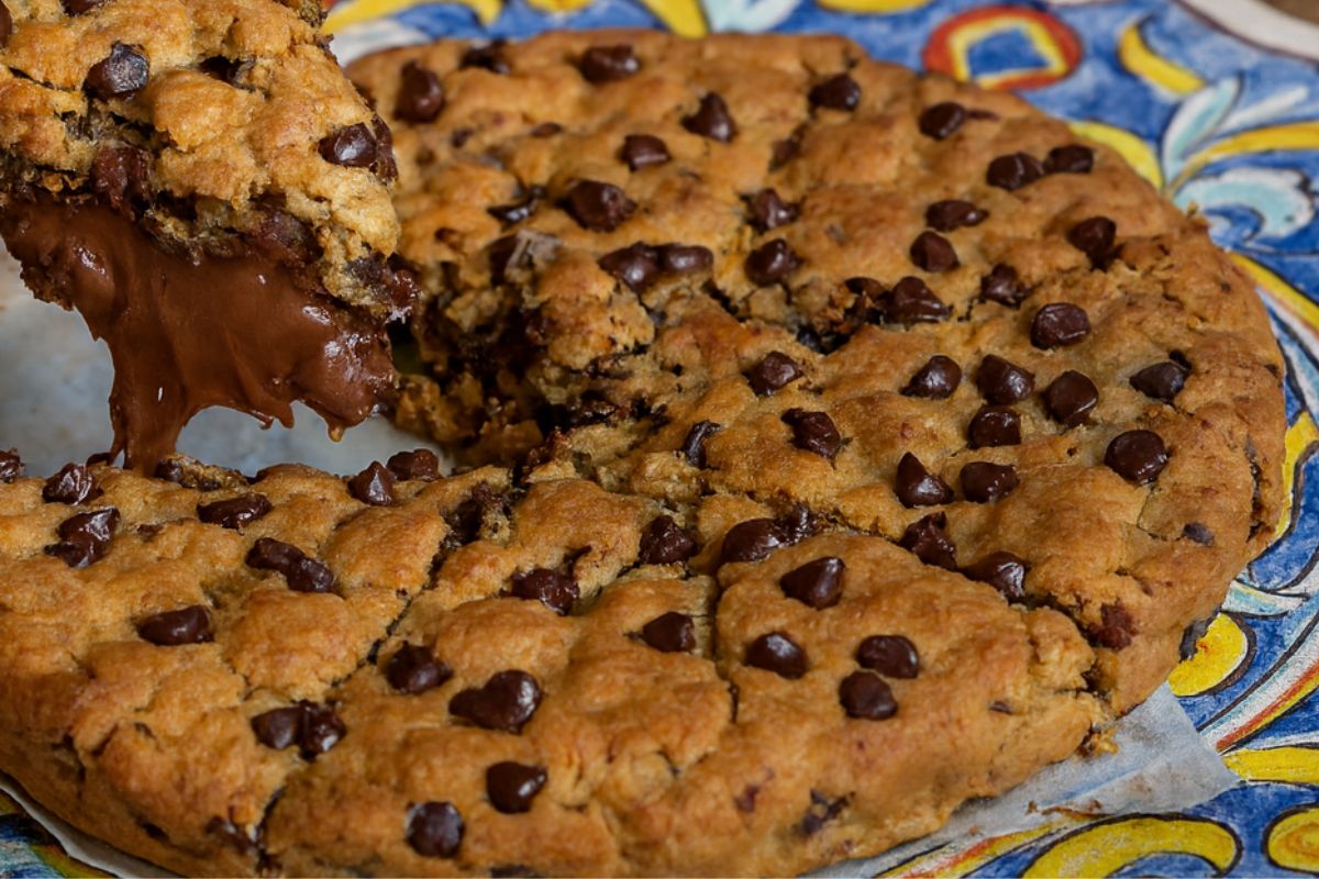 cookie pie in friggitrice ad aria ricetta