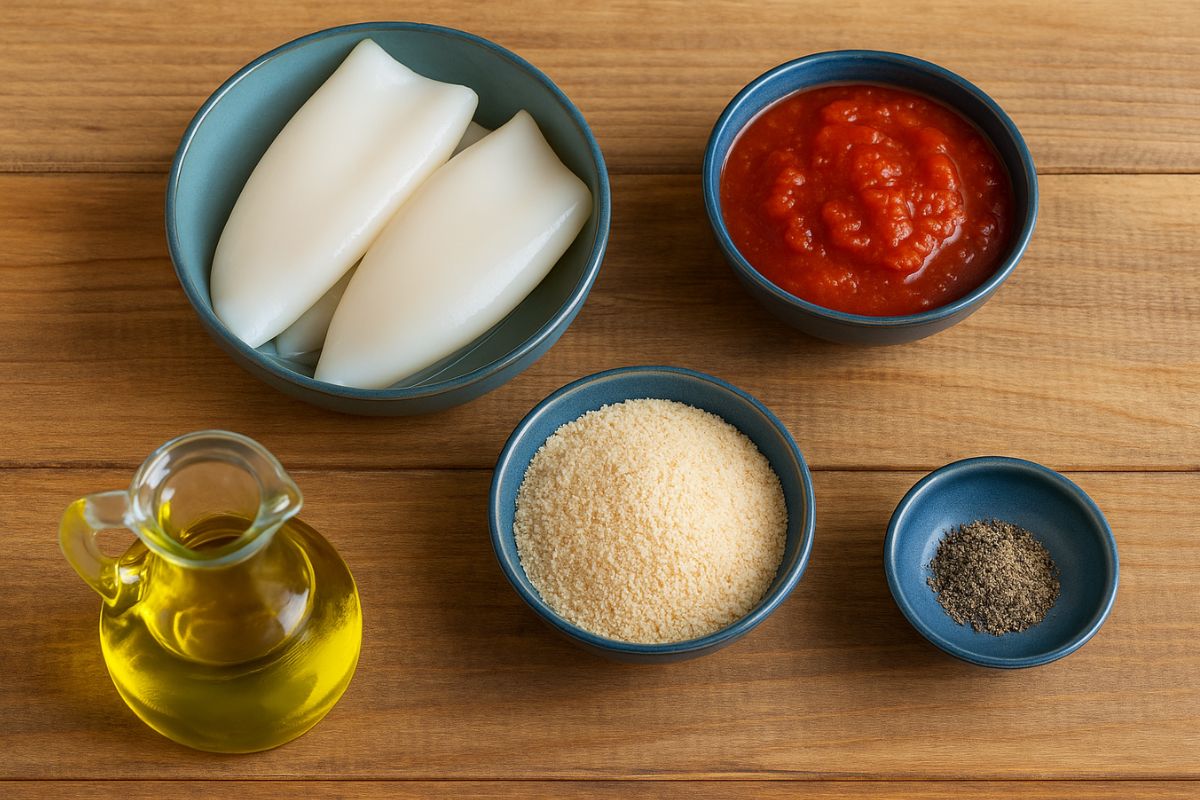 Calamari ripieni ingredienti