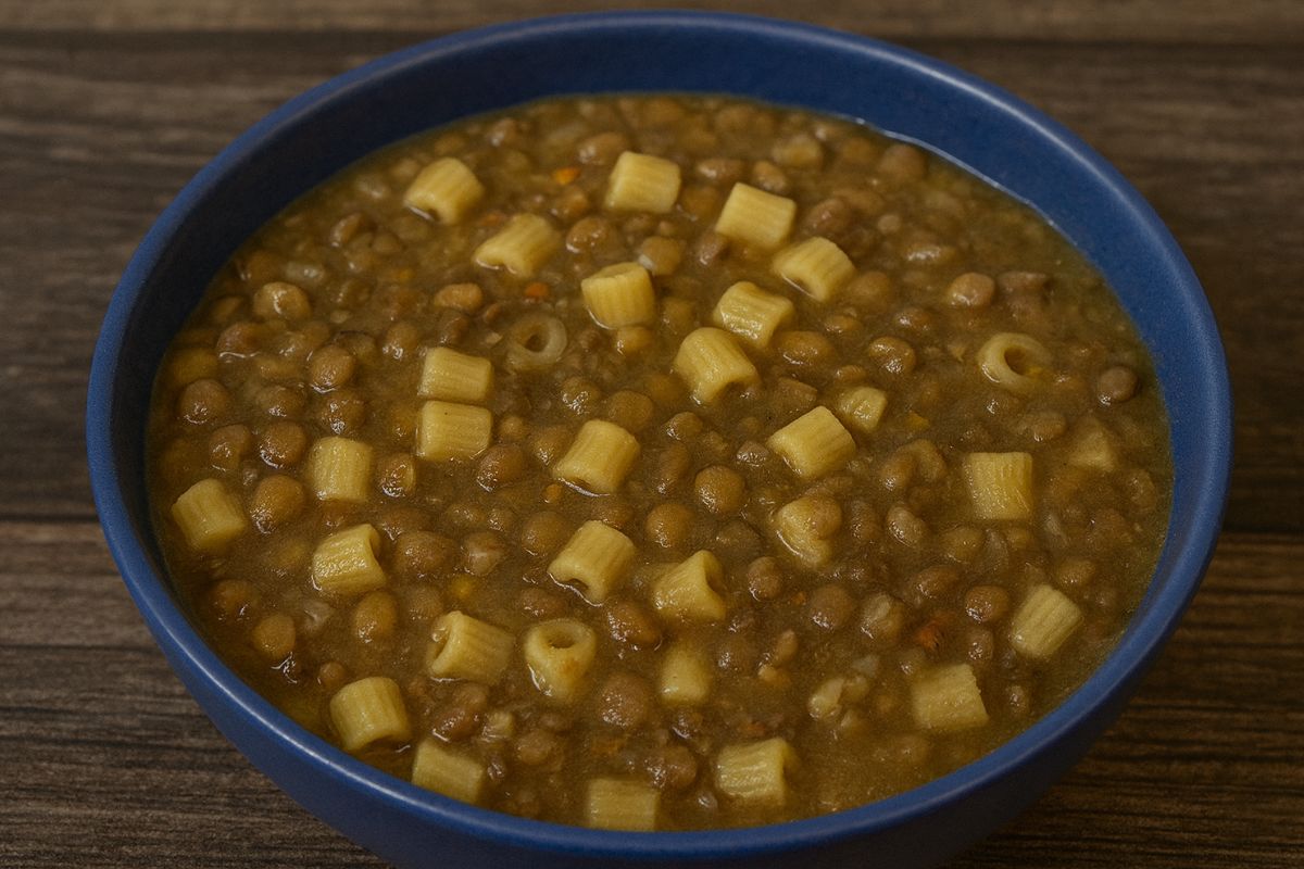 pasta e lenticchie con il Bimby ricetta