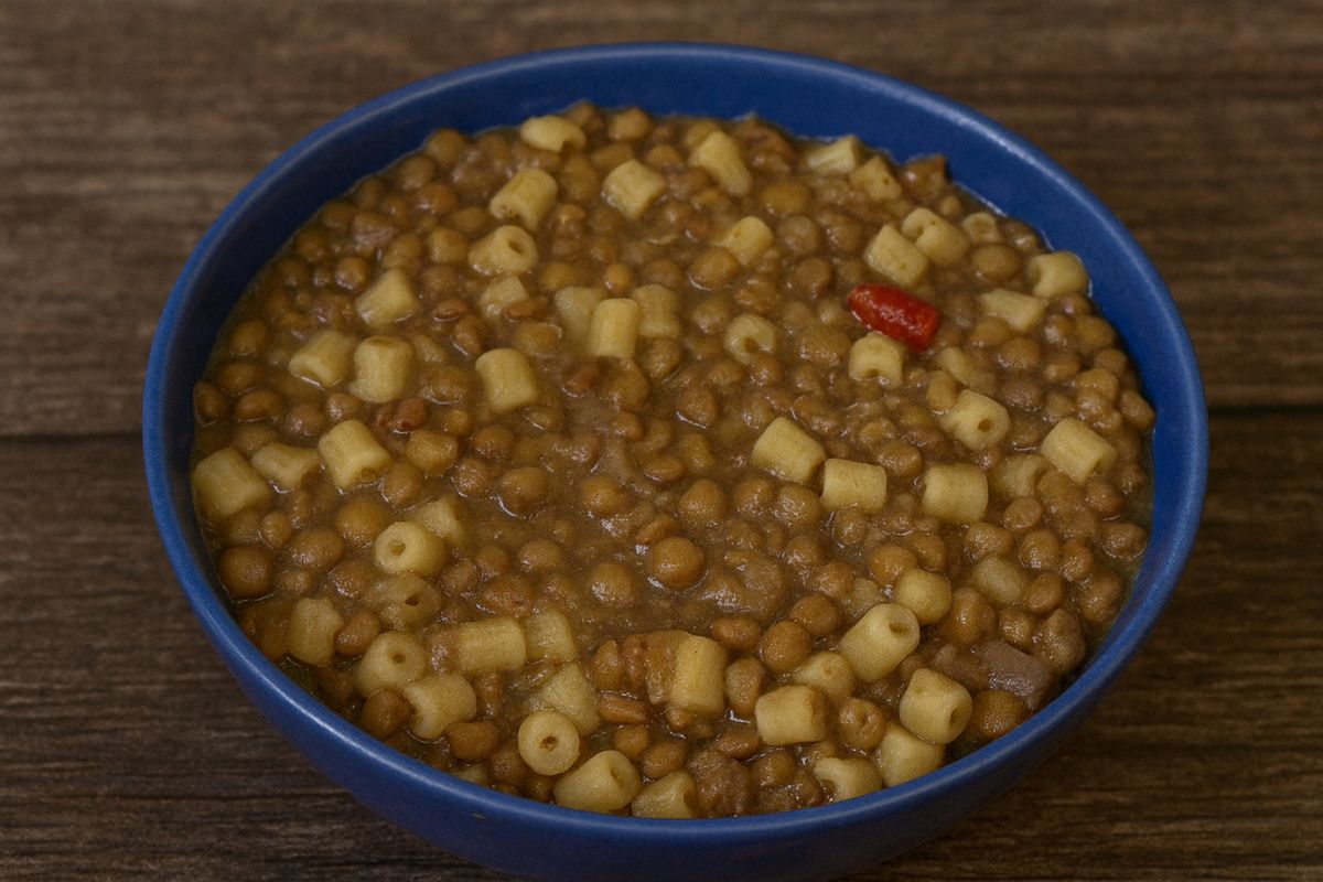 pasta e lenticchie con il Bimby