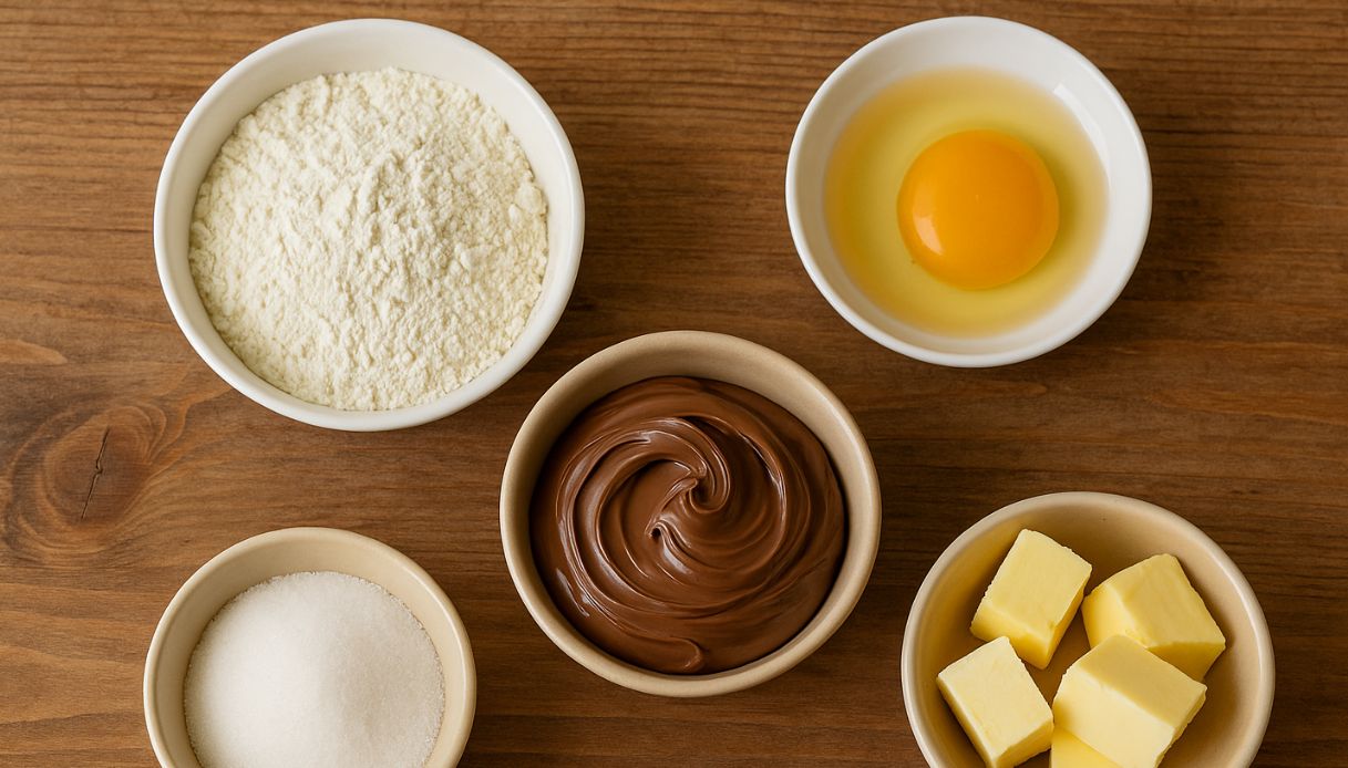 sbrisolona alla Nutella con il Bimby ingredienti