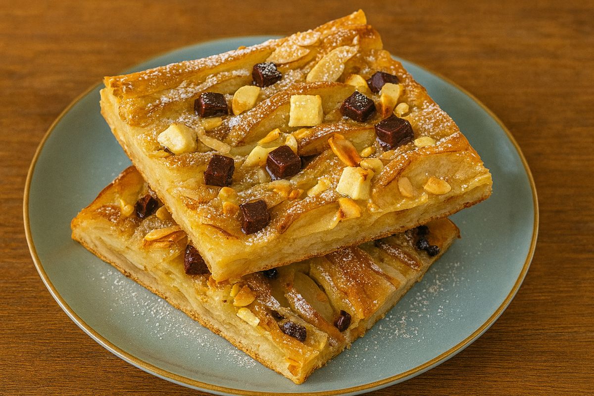 torta alle pere con il cioccolato