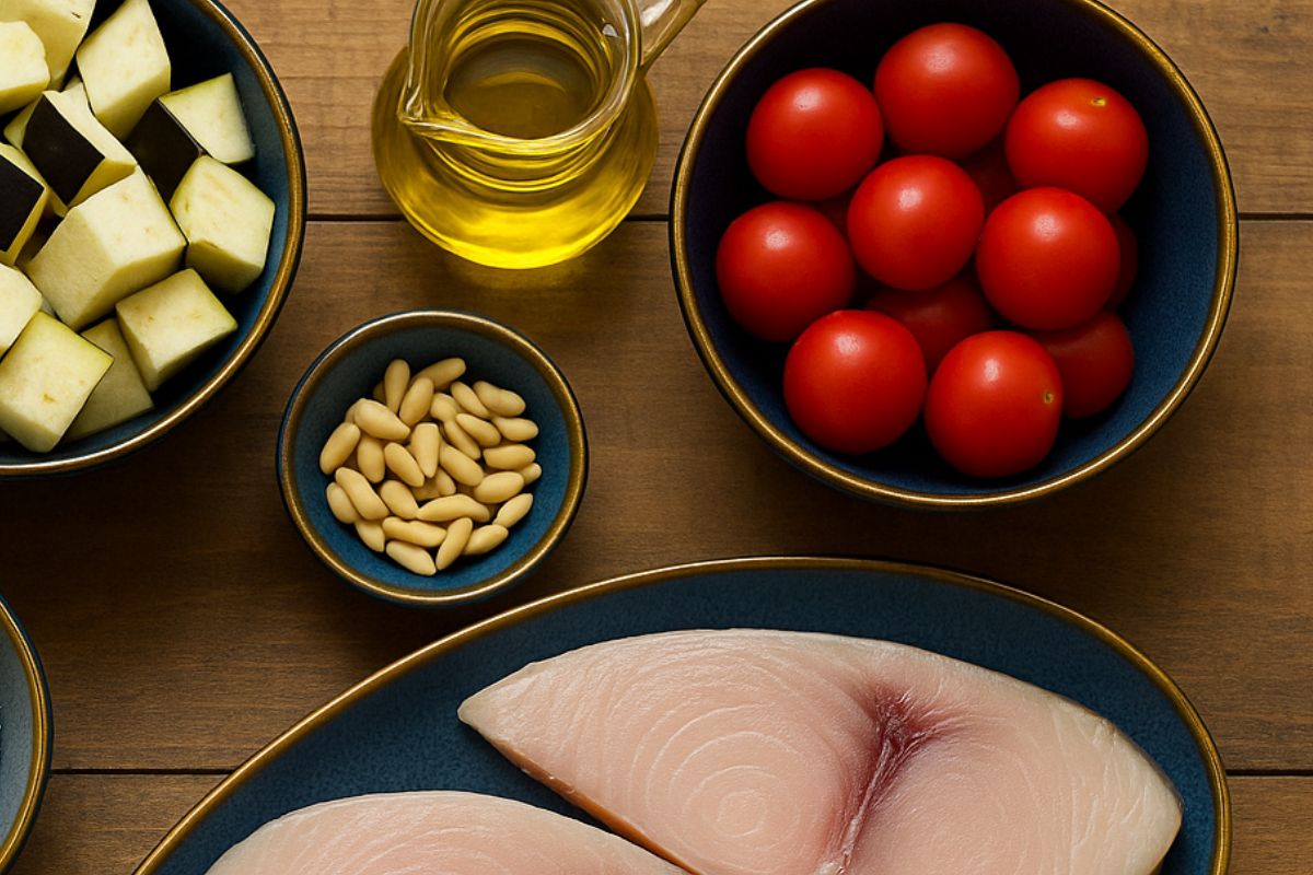 caponata di pesce spada ingredienti