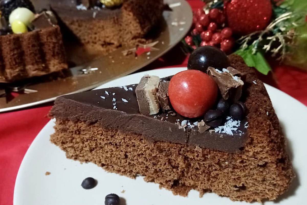 torta cioccolato fetta
