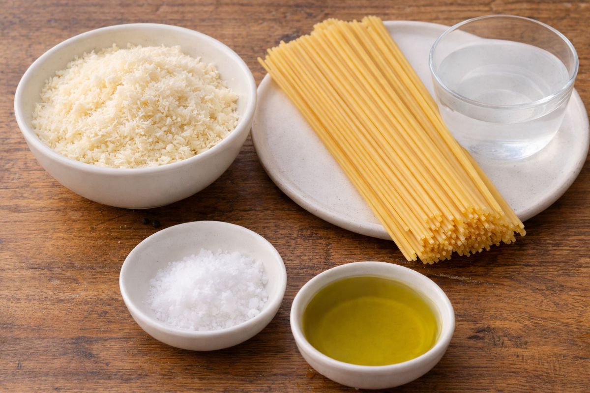 cacio e pepe con il Bimby, ingredienti