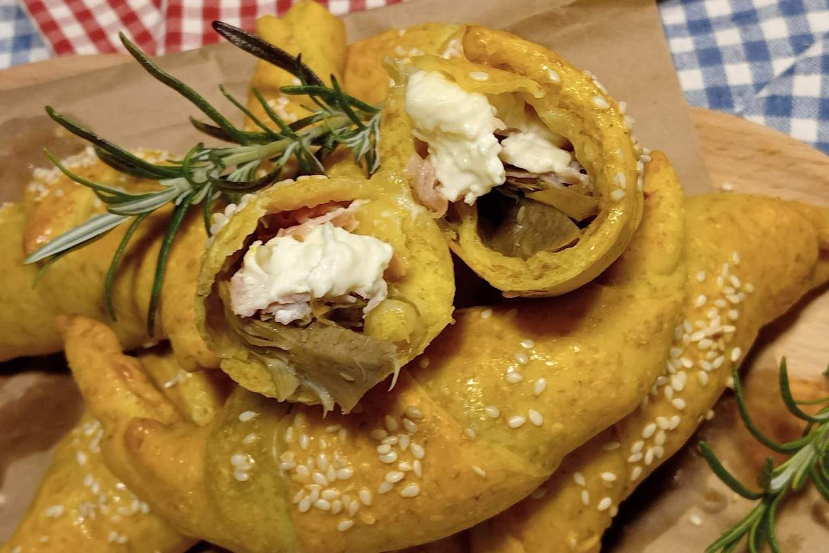 cornetti cornetti salati aperti