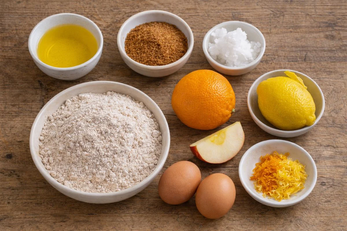 tagliatelle dolci fritte di Carnevale con il Bimby, ingredienti