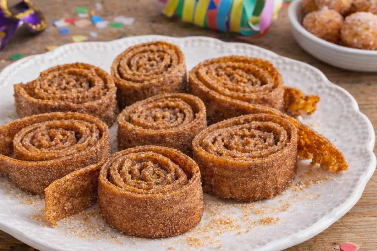 tagliatelle dolci fritte di Carnevale con il Bimby