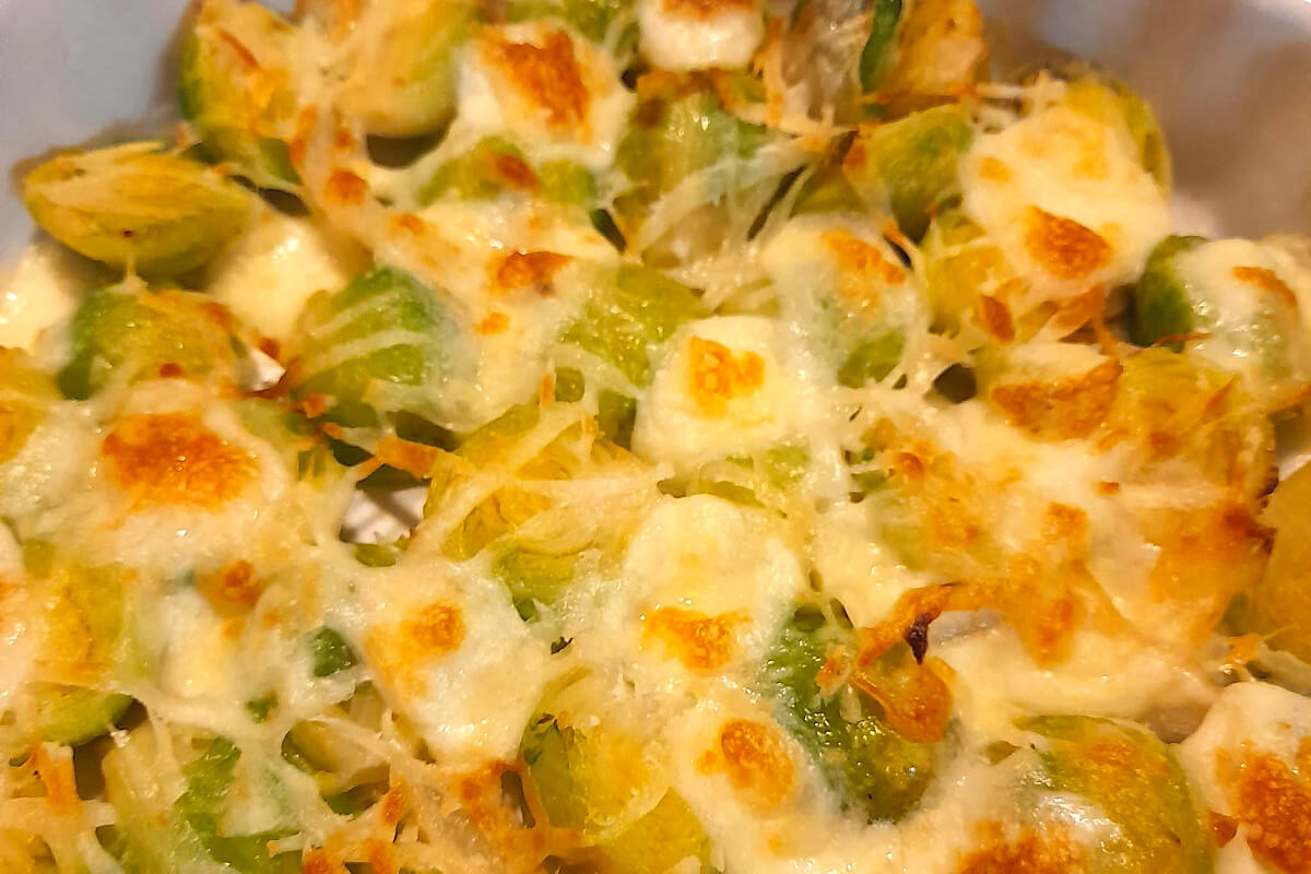 Cavolini di Bruxelles in friggitrice ad aria