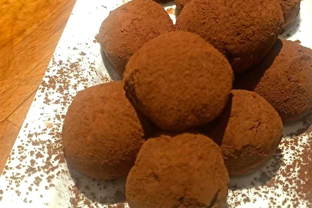 cioccolatini tartufini al cacao