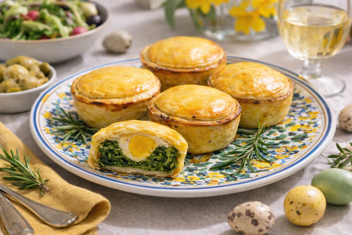 mini Pasqualine tradizionali con il Bimby