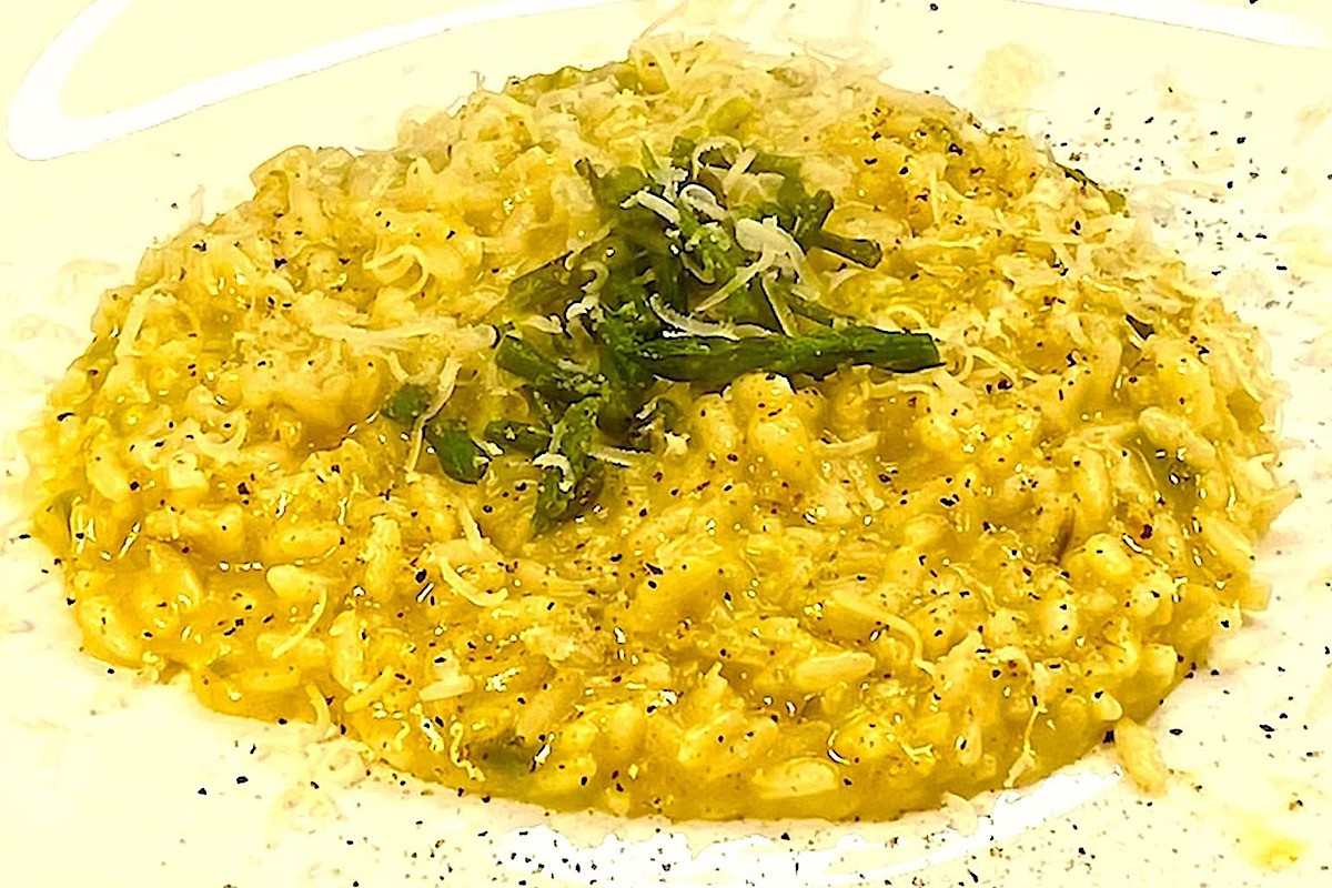 risotto con asparagi
