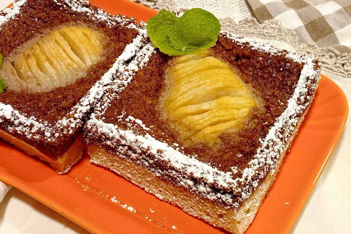 quadretti di frolla con pere