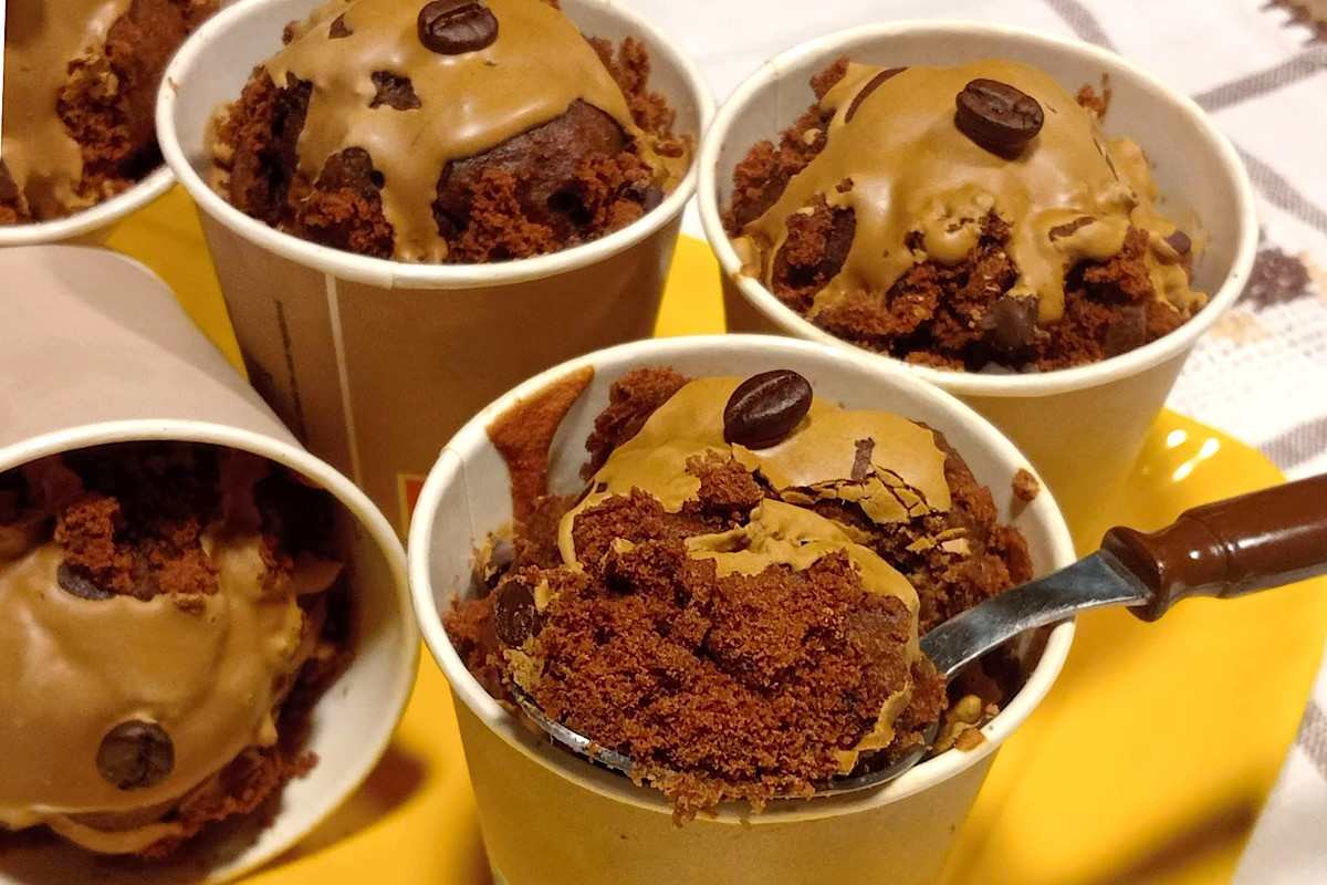 tortine tortine in bicchiere