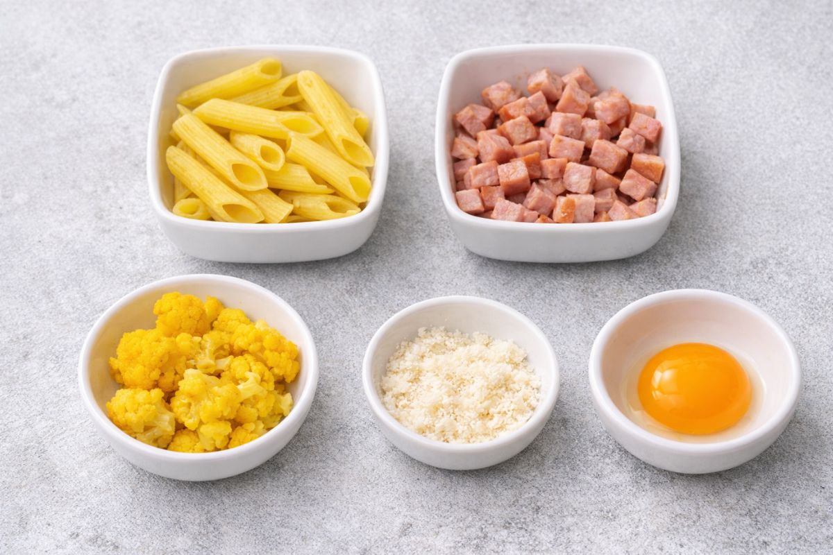 Carbonara fit, ingredienti