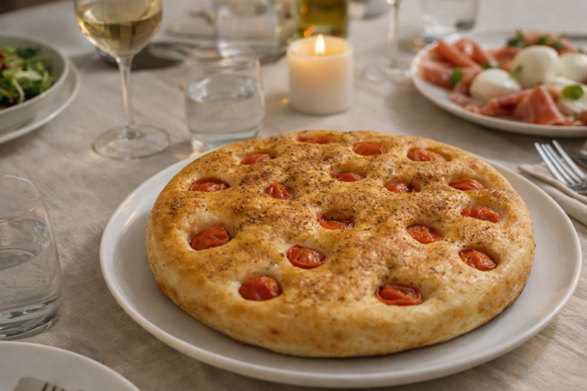 Focaccia ai pomodorini con il Bimby